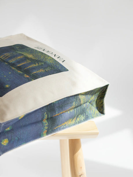 Van Gogh "Starry Night Over the RhĂŽne" - Tote Bag