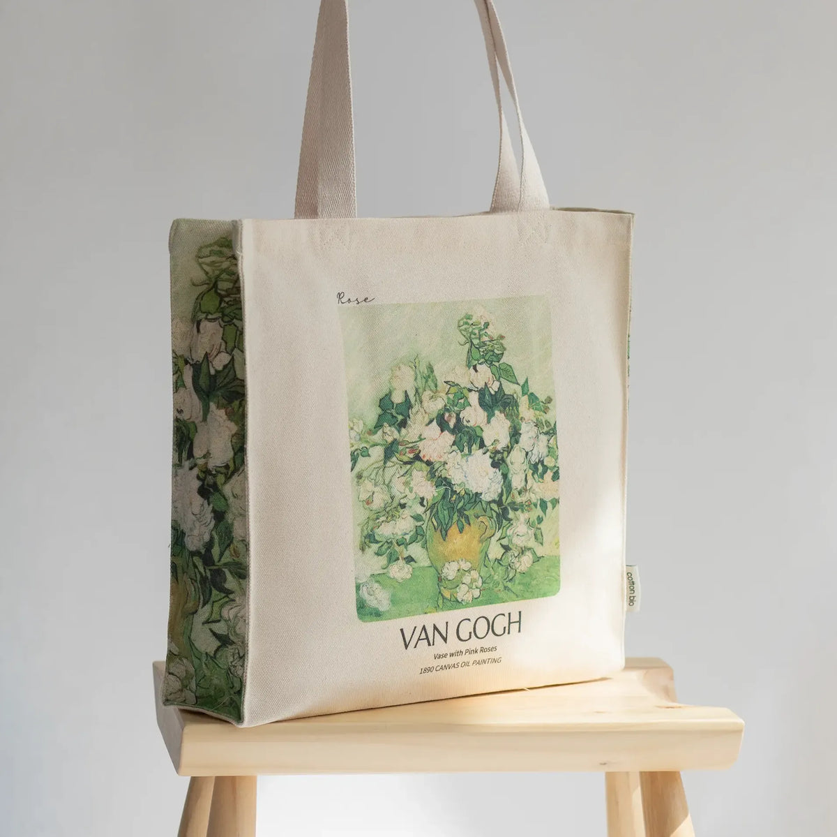 Van Gogh "White Rose" - Tote Bag