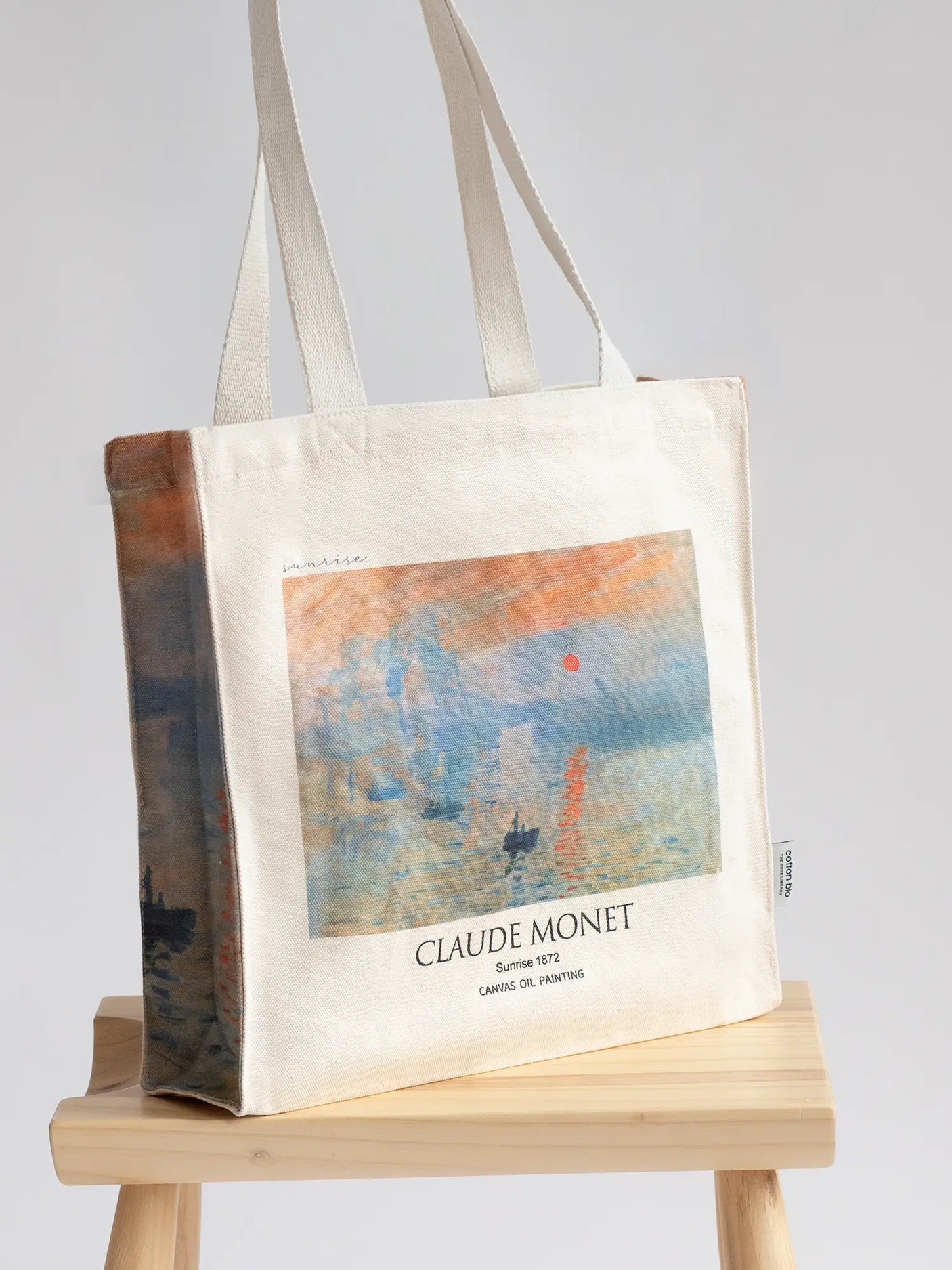 Claude Monet „Impresszió: Napfelkelte” – Vászontáska