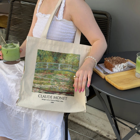 Claude Monet "Lilies Pond" - Tote Bag