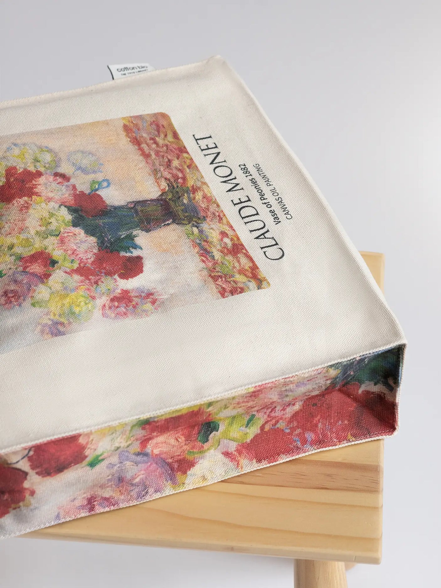 Bolso de mano "Peonías" de Claude Monet