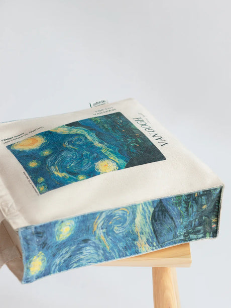 Bolso de mano "La noche estrellada" de Van Gogh