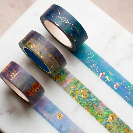 Cinta adhesiva TTL Washi - Colección Monet (paquete de 3)