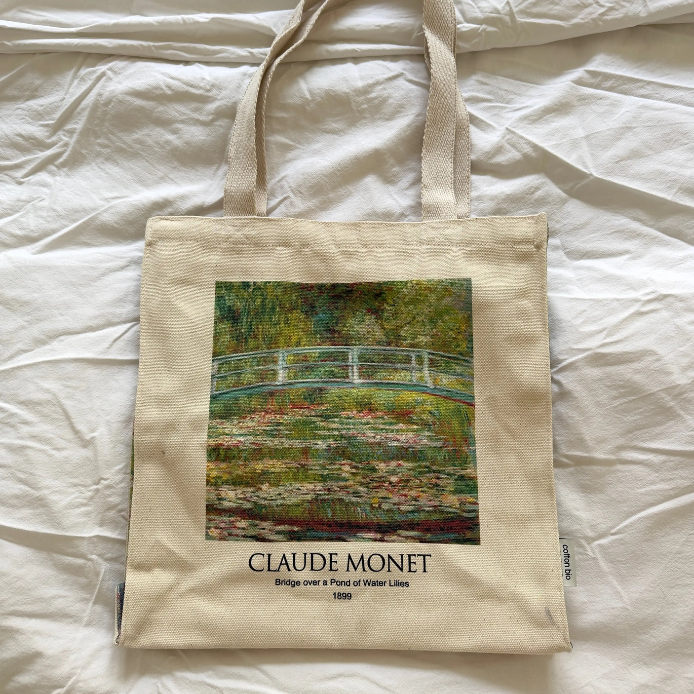 Claude Monet "Lilies Pond" - Tote Bag