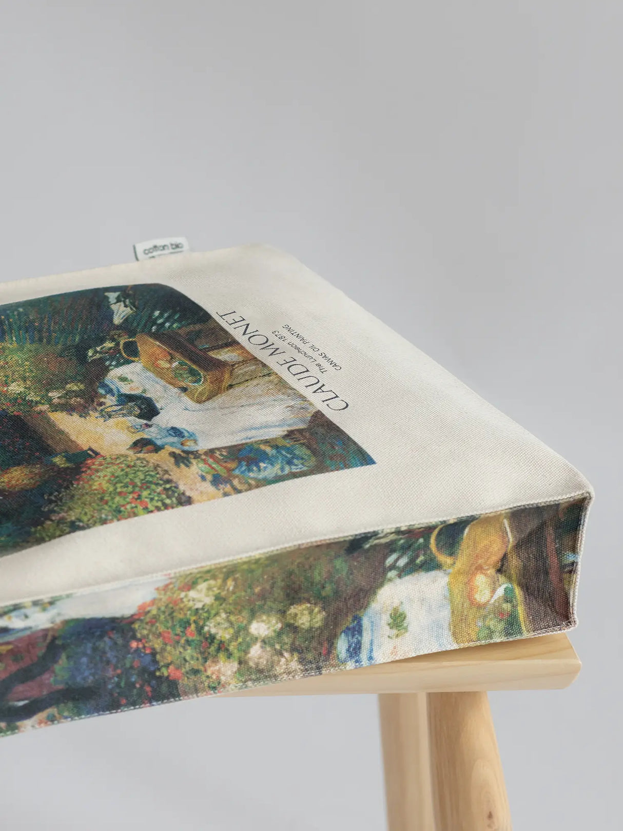 Art Printed Tote Bag - Vincent van Gogh & Claude Monet Collage Art