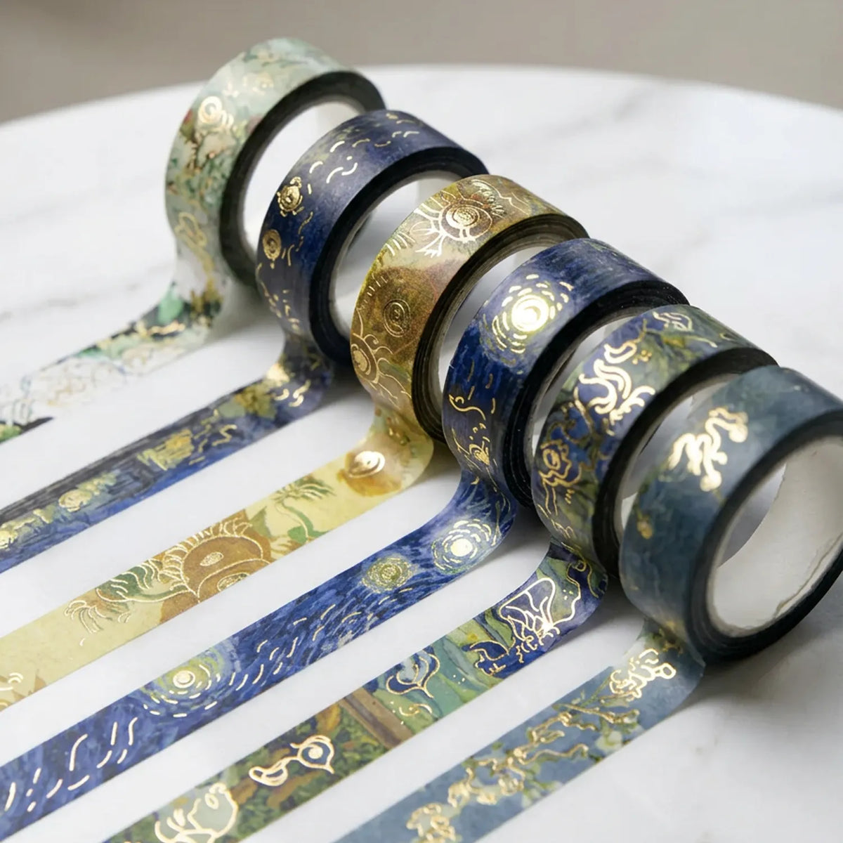 Washi tape TTL - Collection Van Gogh (lot de 6)
