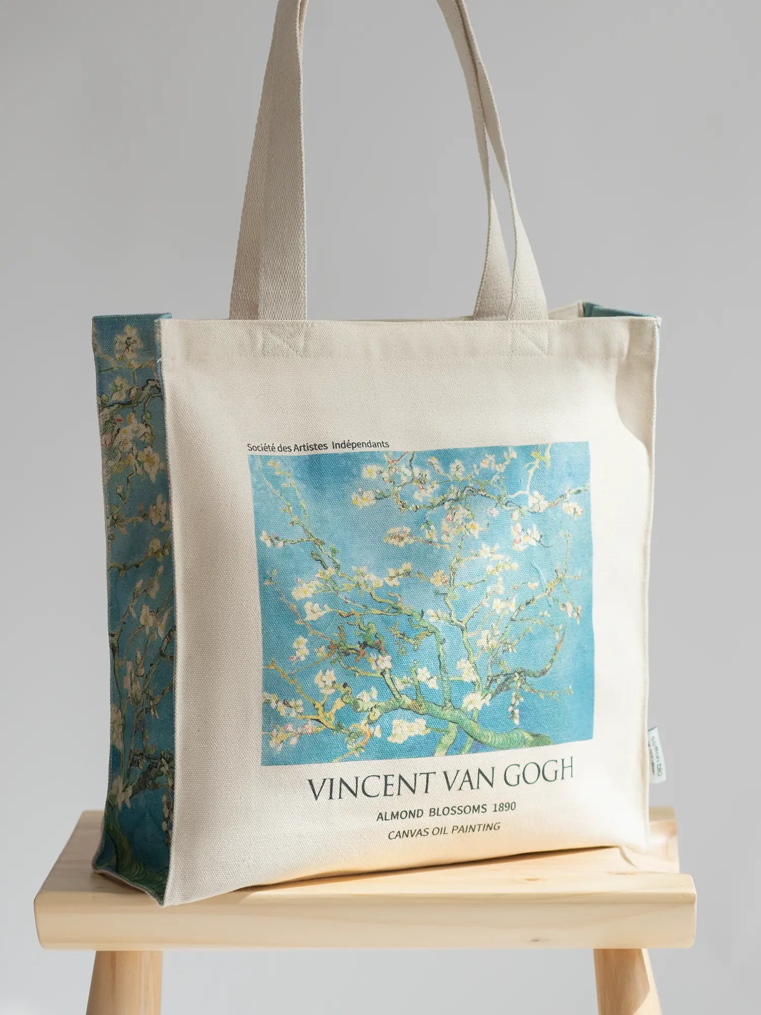 Online Almond Blossom by Vincent van GoghKnit. KIT Project bags. Set of 2 Knitter Project Bags. Large and Small.