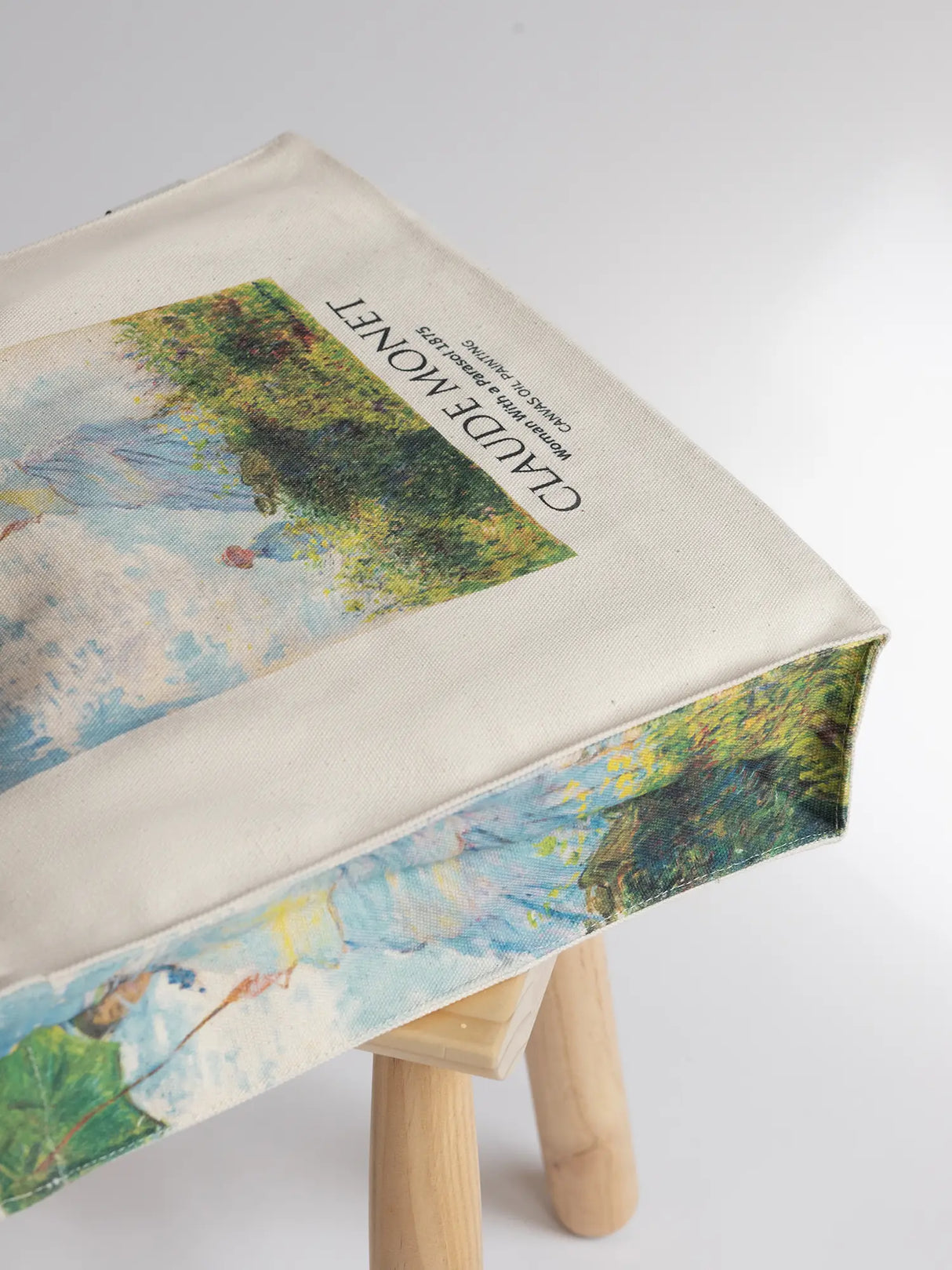 Claude Monet Spring Thick Canvas Tote Bag