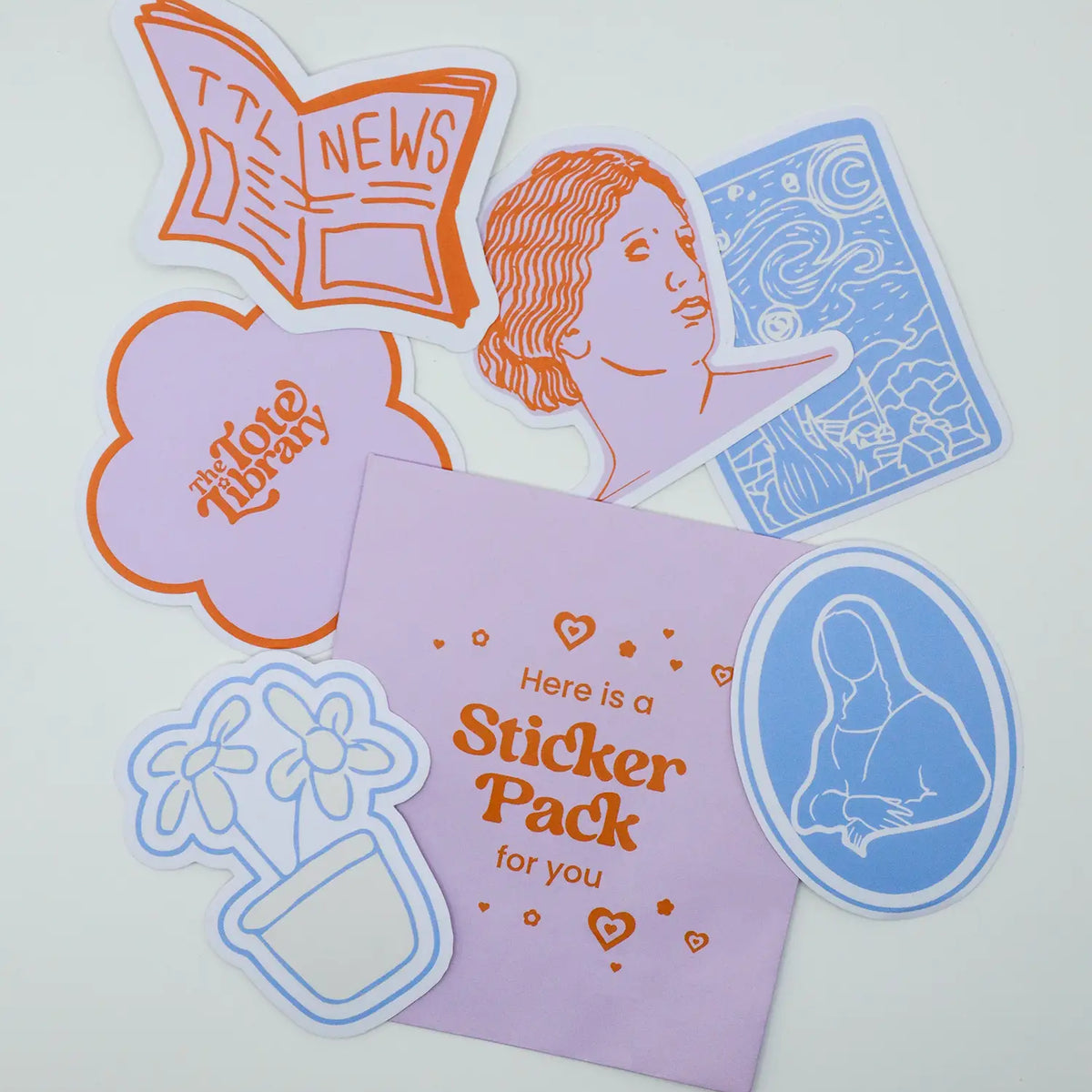 TTL Sticker Pack (6pack) | The Tote Library