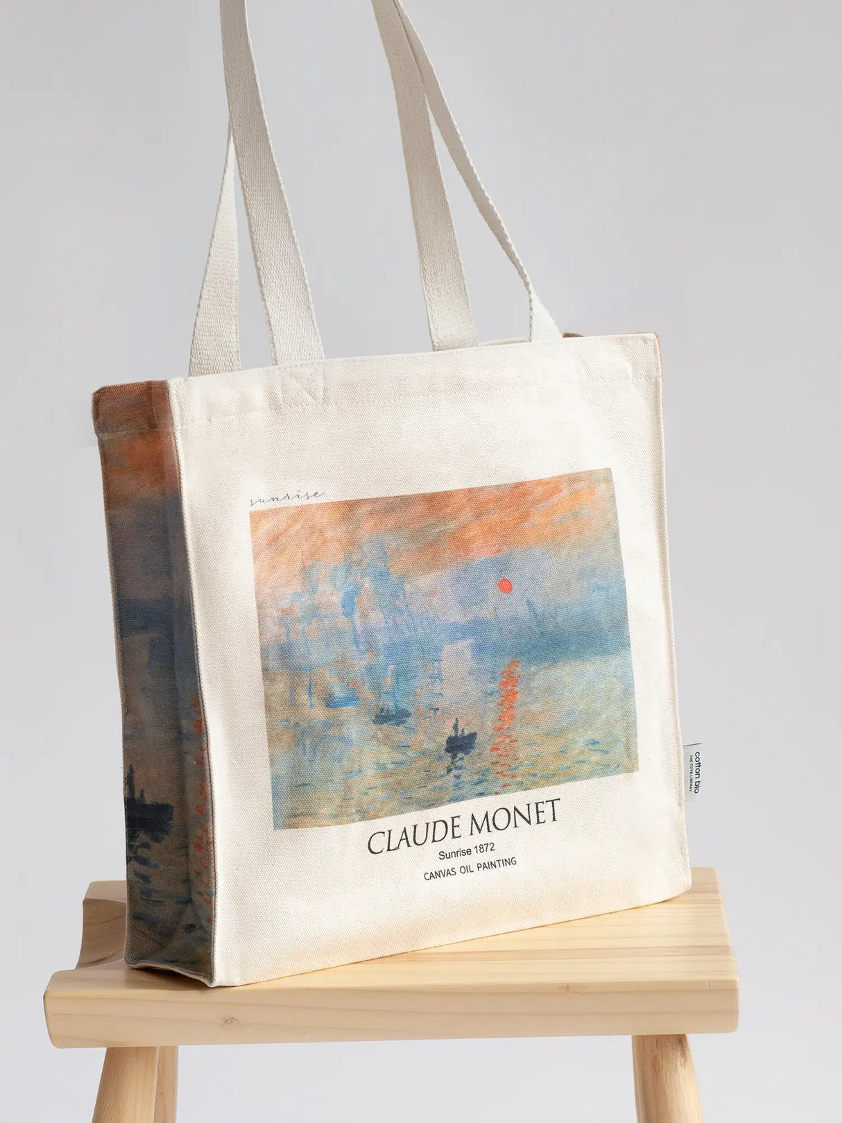 Claude monet Aesthetic tote bags