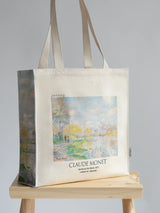 Claude Monet "Spring by the Seine" - Tote Bag