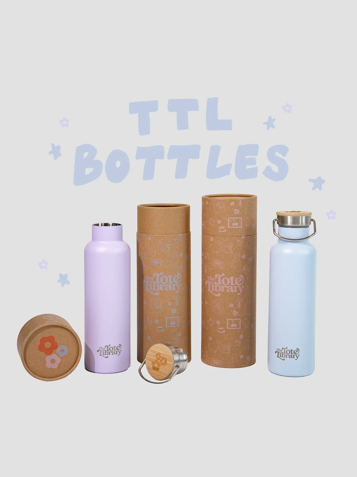 Stainless Steel TTL Water Bottle - 22 oz (650ml) – The Tote Library