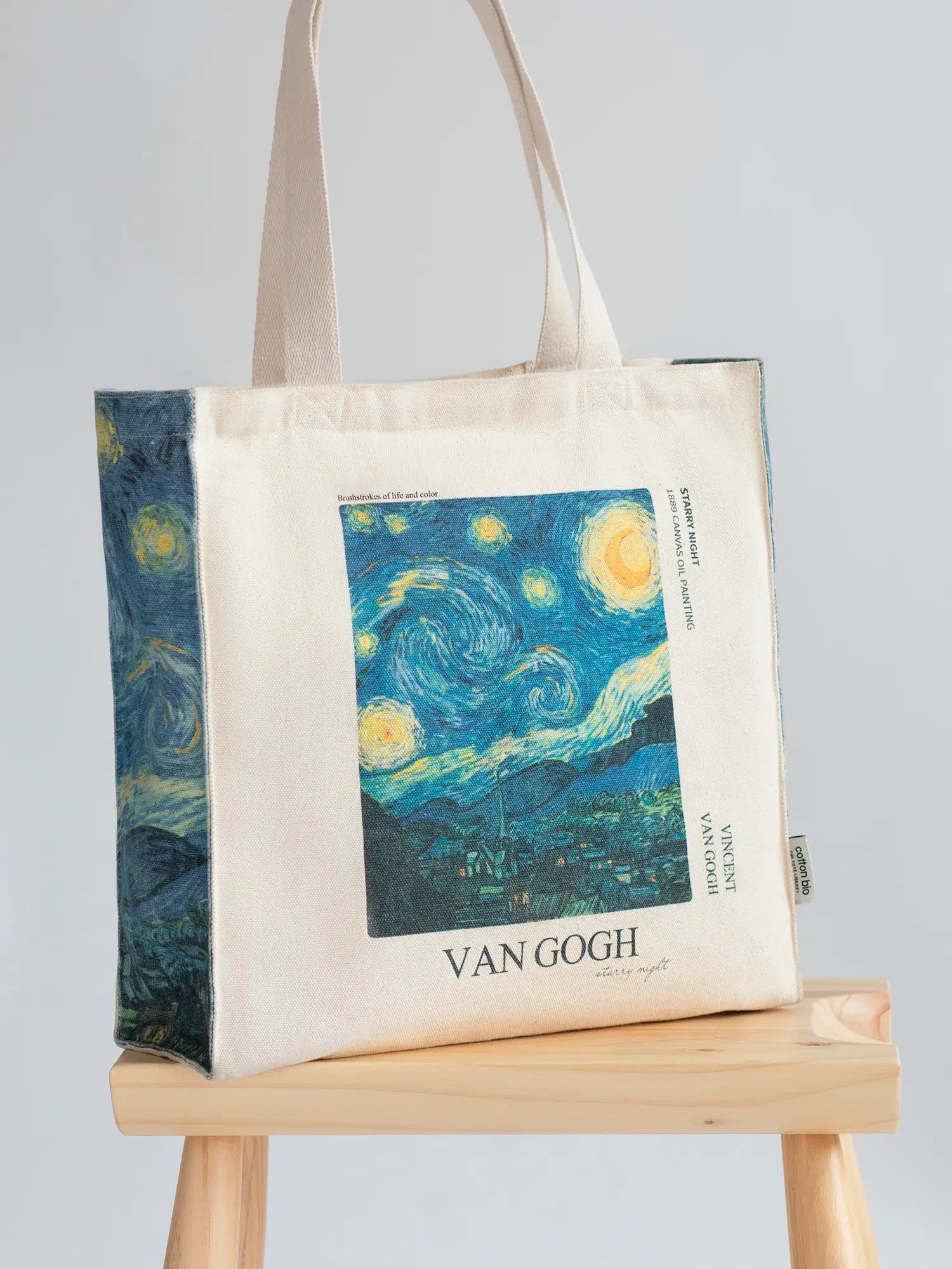 Starry night tote bag on sale