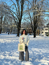 Van Gogh "White Rose" - Tote Bag